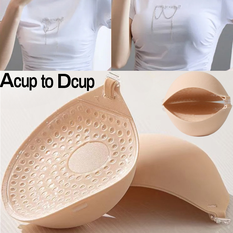 Push Up Bra Padded - 5cm Thick Breathable Adhesive Bra Silicone