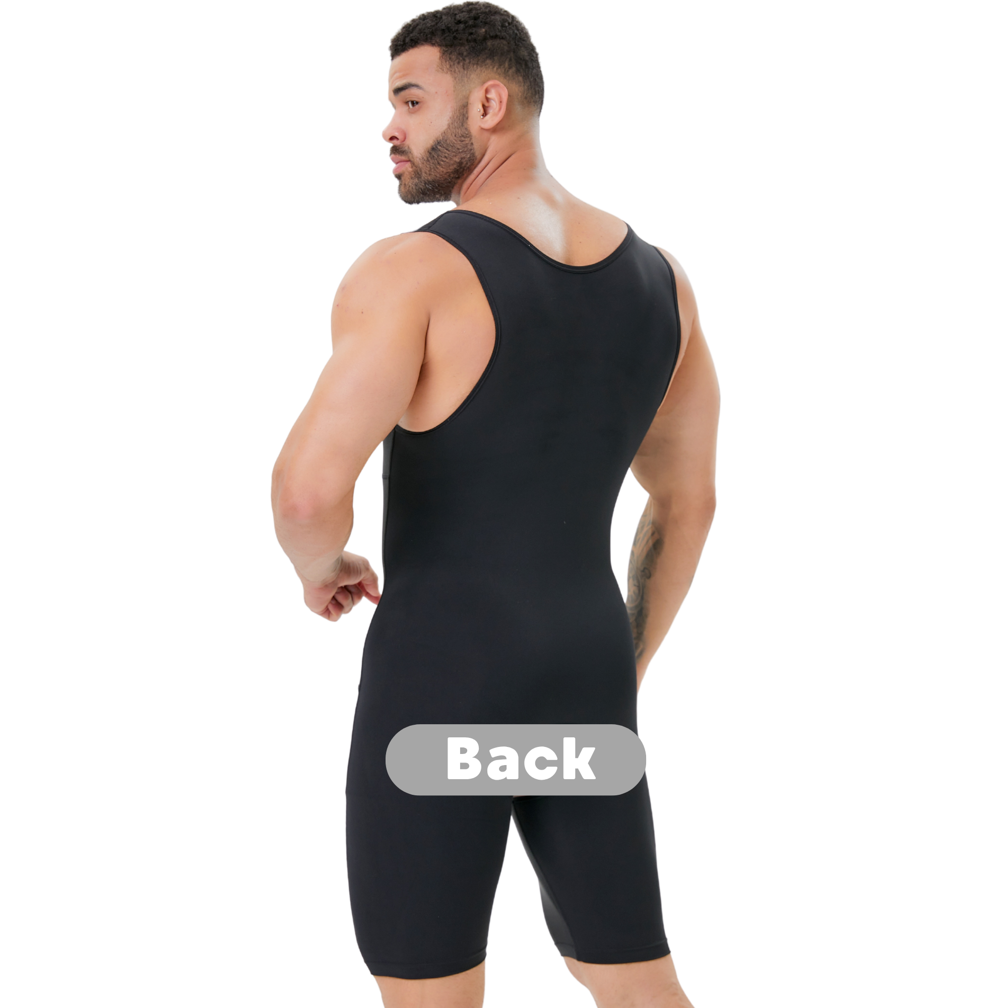 Men's Double Layer Tummy Contr - Shapewear Bodysuit Firm のレビューと価格
