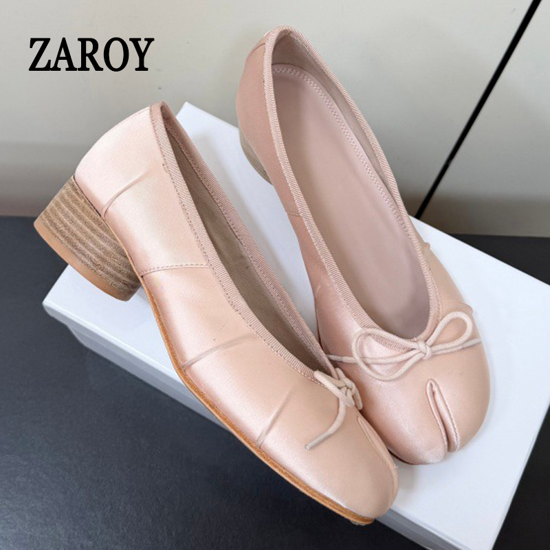 Split Toe Tabi Women's Pumps A - Slip Dress Satin のレビューと価格