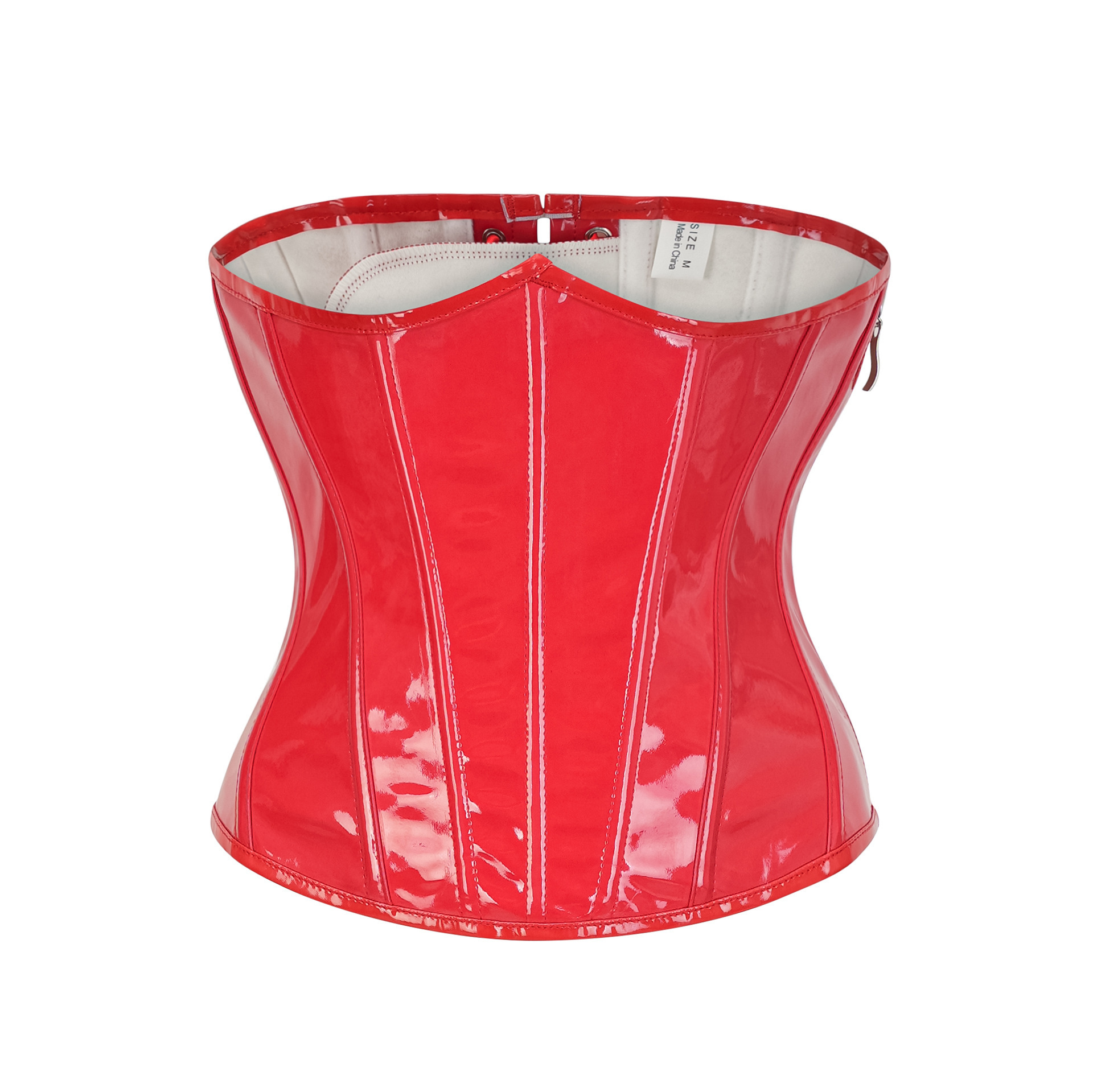 Steampunk Red PU Leather Side  - Corset Waist Cinch のレビューと価格