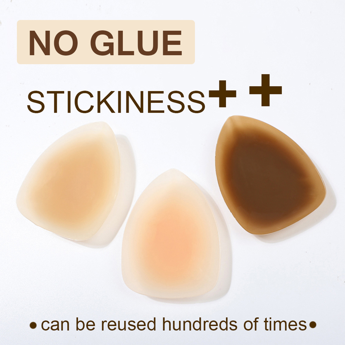 Reusable No Glue Triangle Lift - Nipple Cover Pasties のレビューと価格