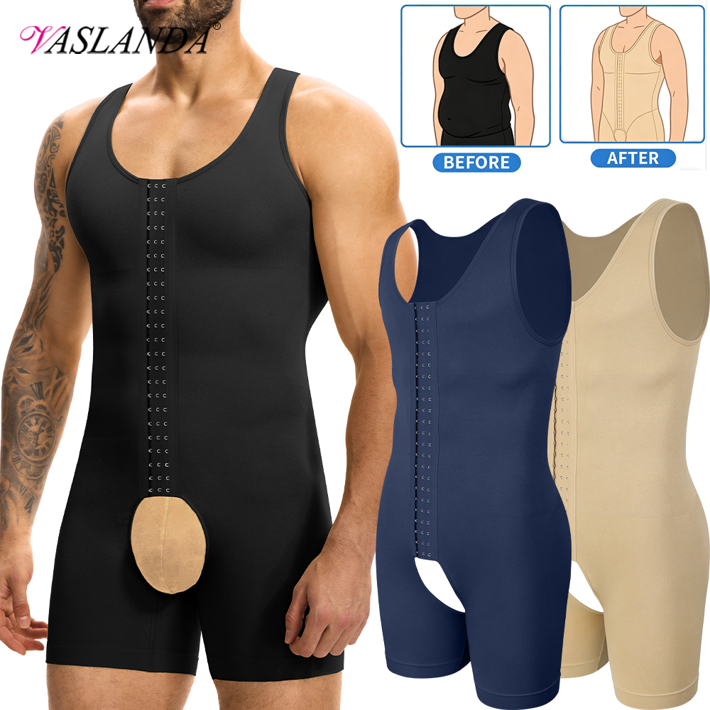 Men's Compression Shapewear  T - Shapewear Bodysuit Firm のレビューと価格