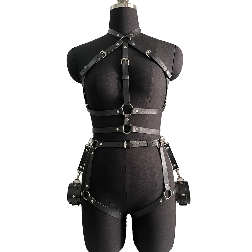 Harness for Women Pu Leather L - Garter Belt Set のレビューと価格