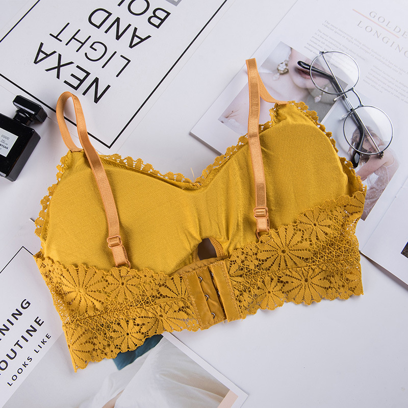 3D Sexy girl lace Lingerie Sea - Strapless Bra Backless のレビューと価格