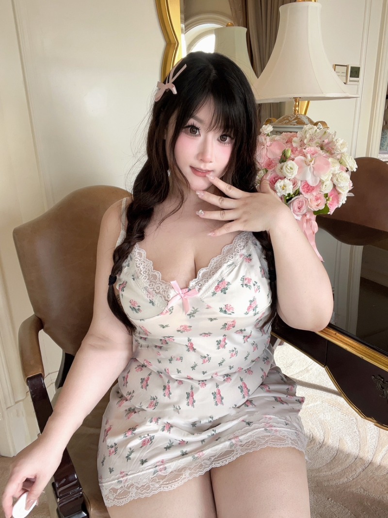 Women's Sexy Plus Size Lingeri - Babydoll Chemise Night のレビューと価格
