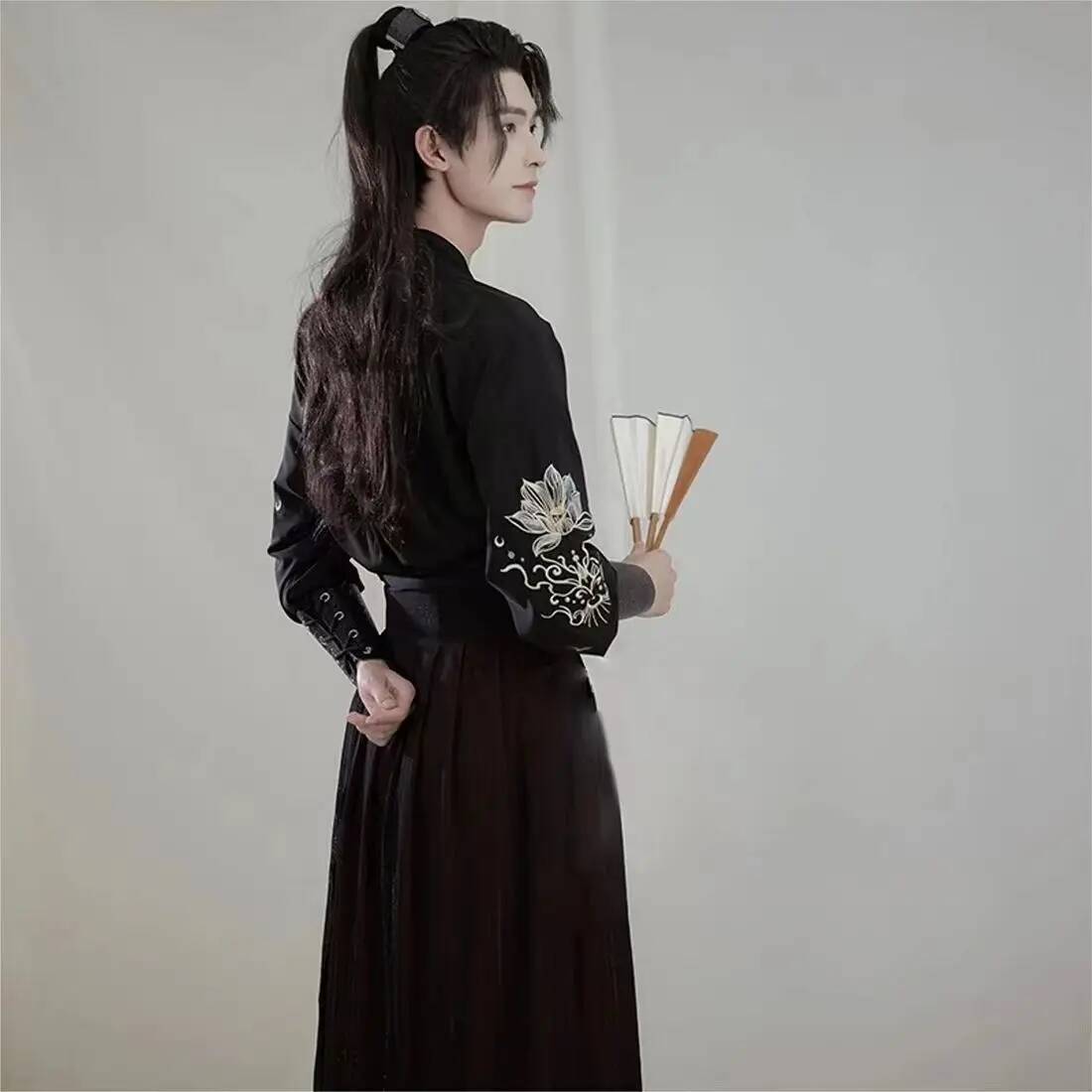 Ancient knight hanfu men women - Robe Silk Women のレビューと価格