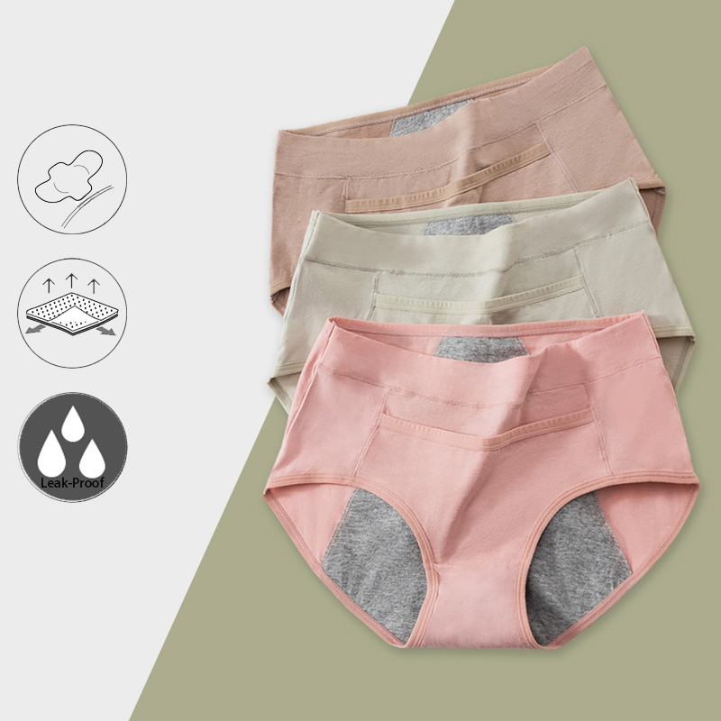 Cotton Menstrual Panties Leak  - Seamless Underwear Women のレビューと価格