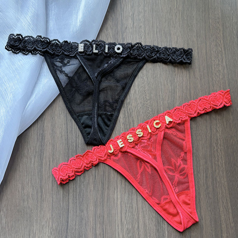 Custom Thong Panties Name Crys - Thong Bikini Women のレビューと価格