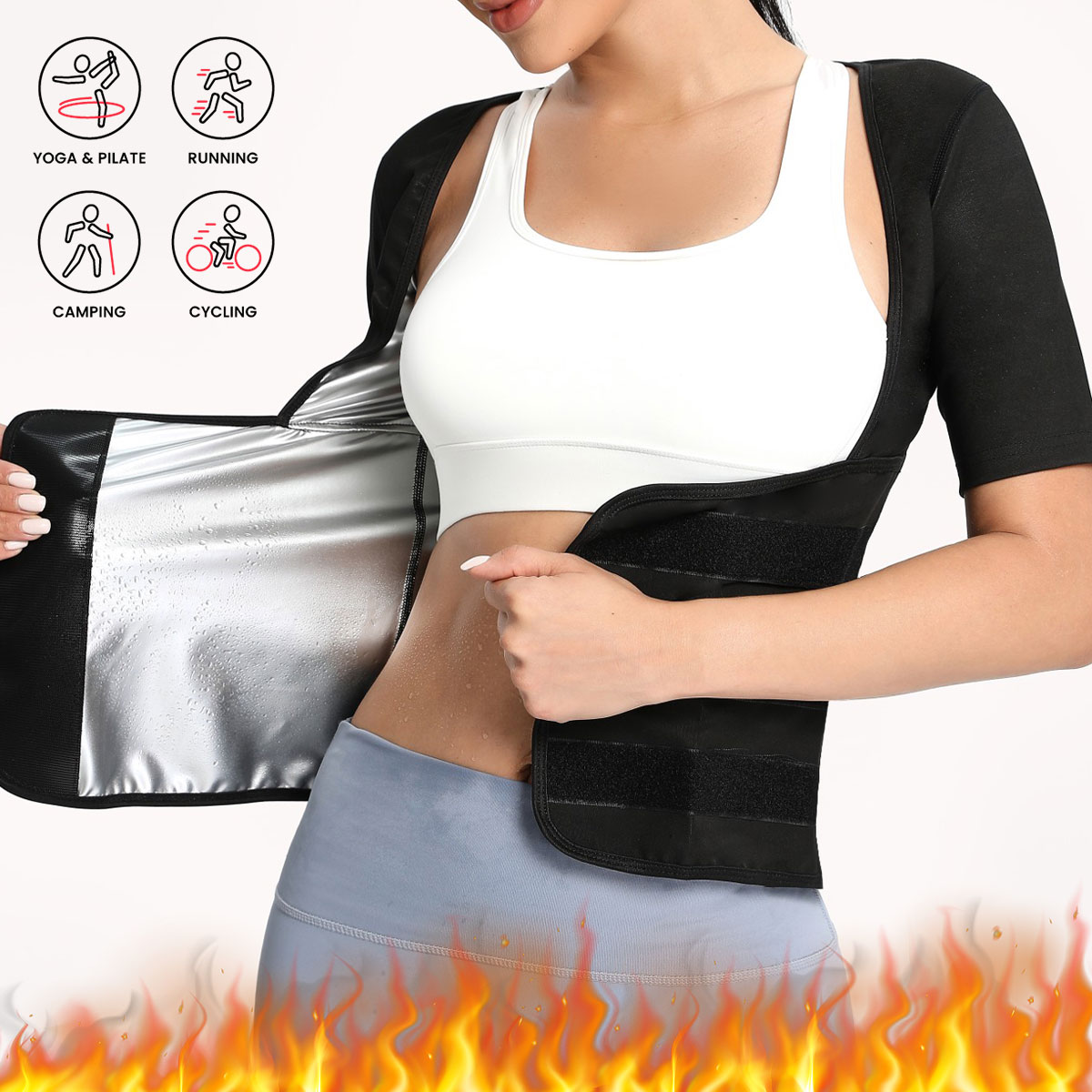 Sauna Suit for Women Sweat Bod - Shapewear Bodysuit Firm のレビューと価格