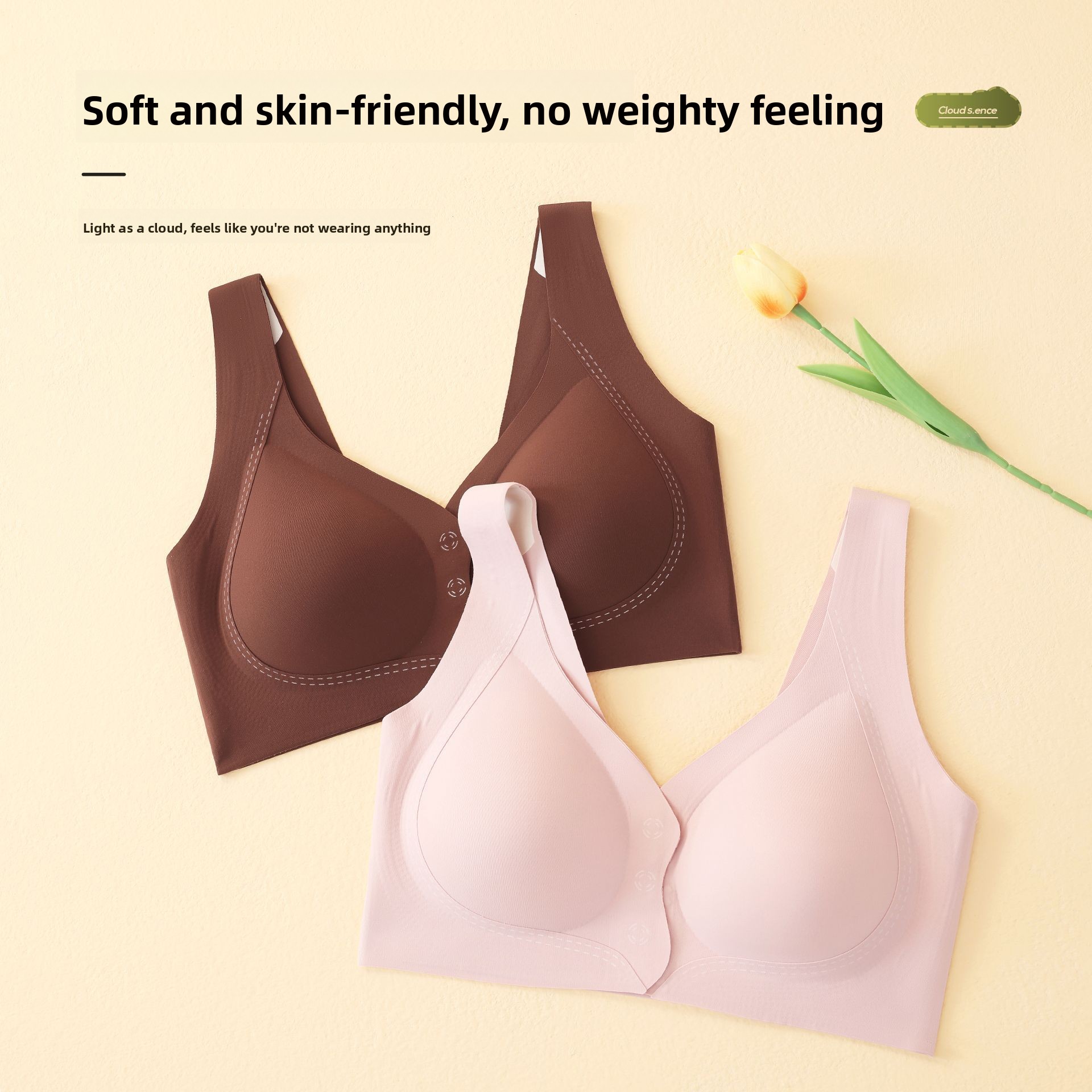Soft Support Nursing Bra with  - Push Up Bra Padded のレビューと価格