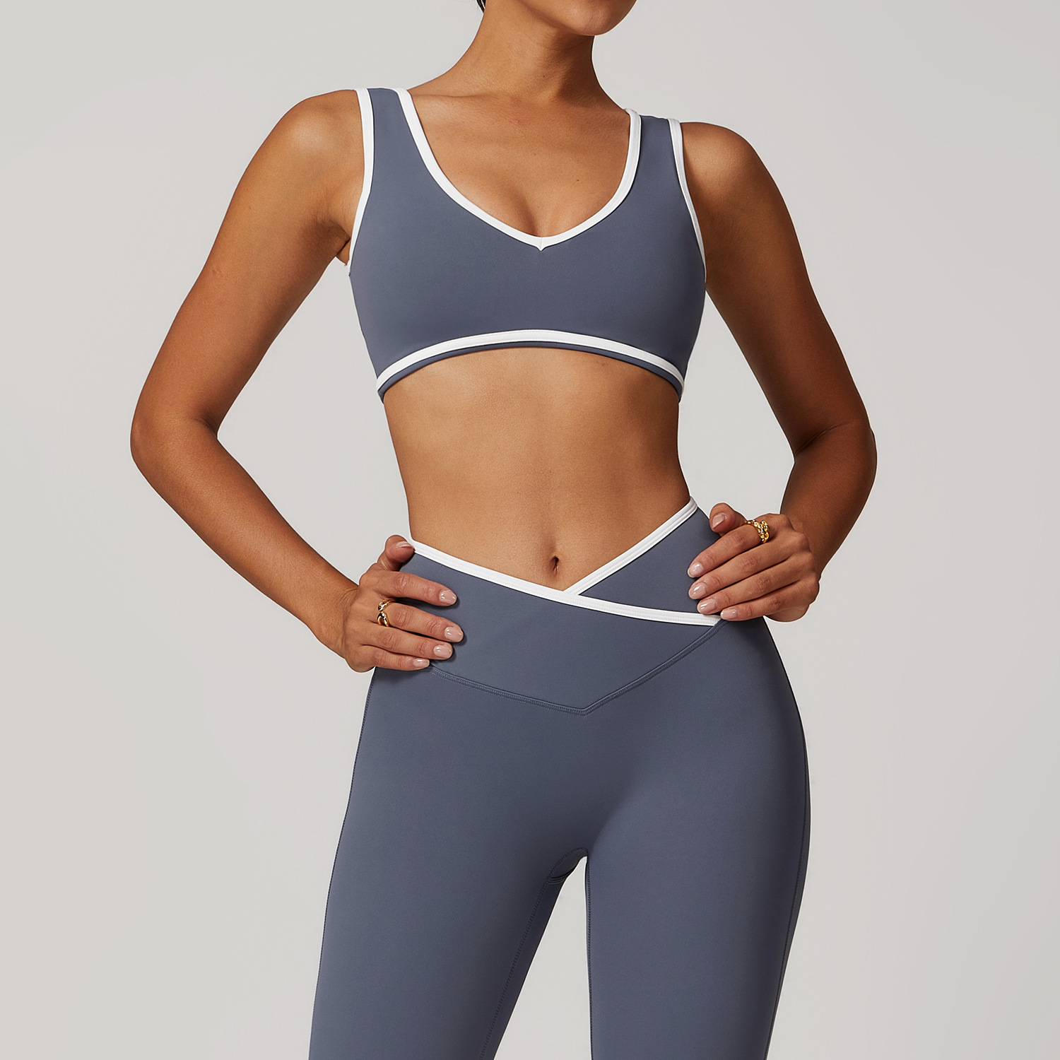 V-Neck Sports Bra Women Top Pu - Push Up Bra Padded のレビューと価格