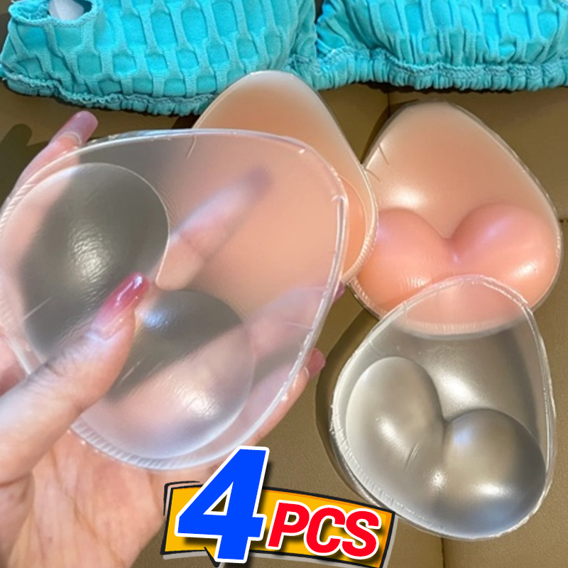 Women Push Up Bra Inserts Sili - Silicone Bra Adhesive のレビューと価格
