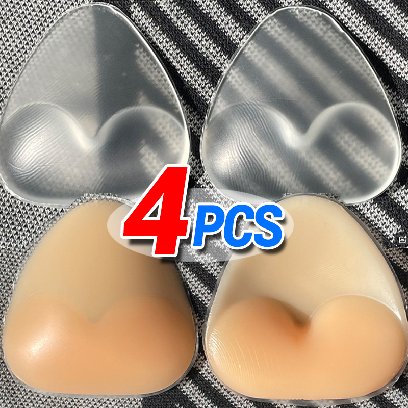 Women Push Up Bra Inserts Sili - Silicone Bra Adhesive のレビューと価格