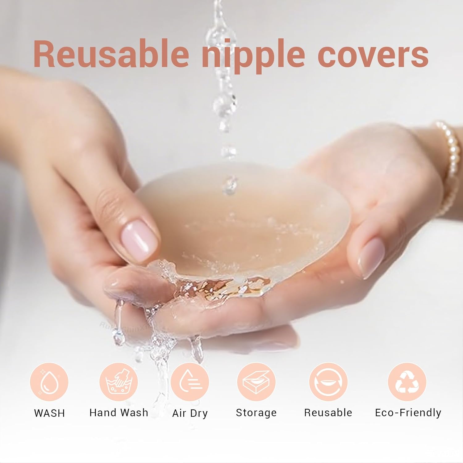 Nipple Covers 1 Pair Reusable  - Nipple Cover Pasties のレビューと価格
