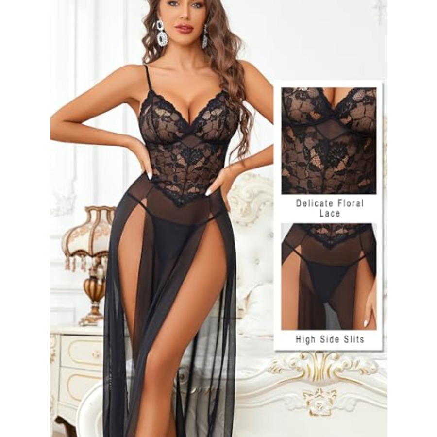 Avidlove Women Lingerie Dress  - Babydoll Chemise Night のレビューと価格