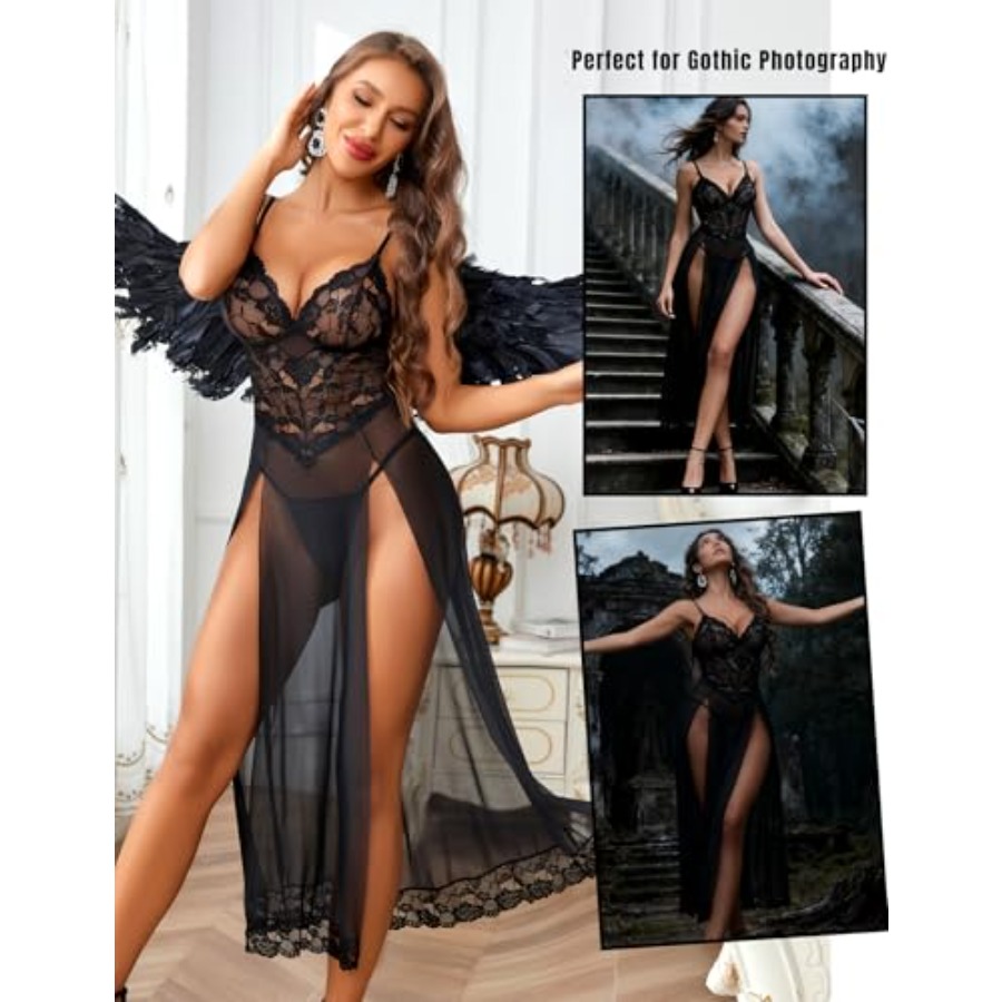 Avidlove Women Lingerie Dress  - Babydoll Chemise Night のレビューと価格