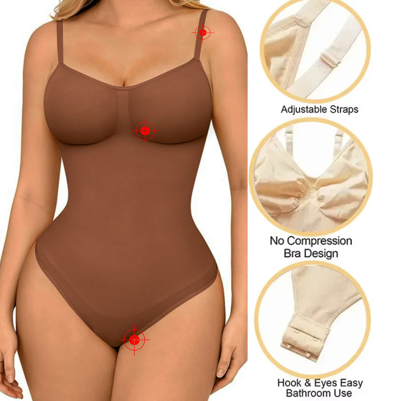GUUDIA Spandex Bodysuit Thong  - Shapewear Bodysuit Firm のレビューと価格