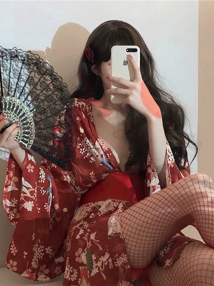 Sex Japanese Kimono Sexy Sleep - Robe Silk Women のレビューと価格
