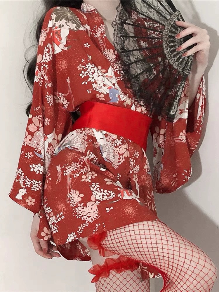 Sex Japanese Kimono Sexy Sleep - Robe Silk Women のレビューと価格