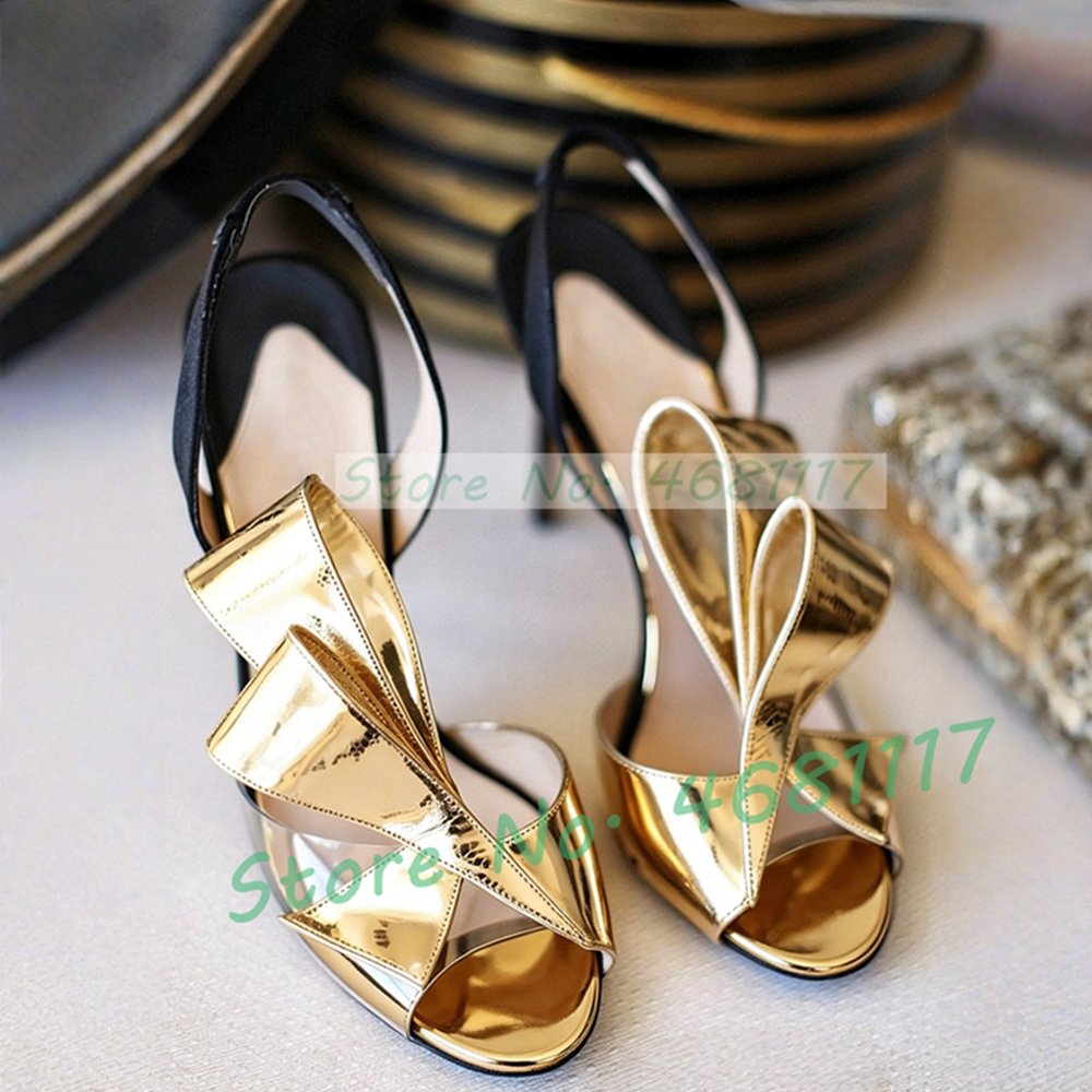 Satin Bow Back Strap High Heel - Slip Dress Satin のレビューと価格