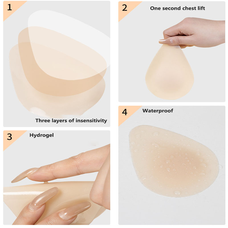 Waterdrop Invisible Bra Silico - Nipple Cover Pasties のレビューと価格
