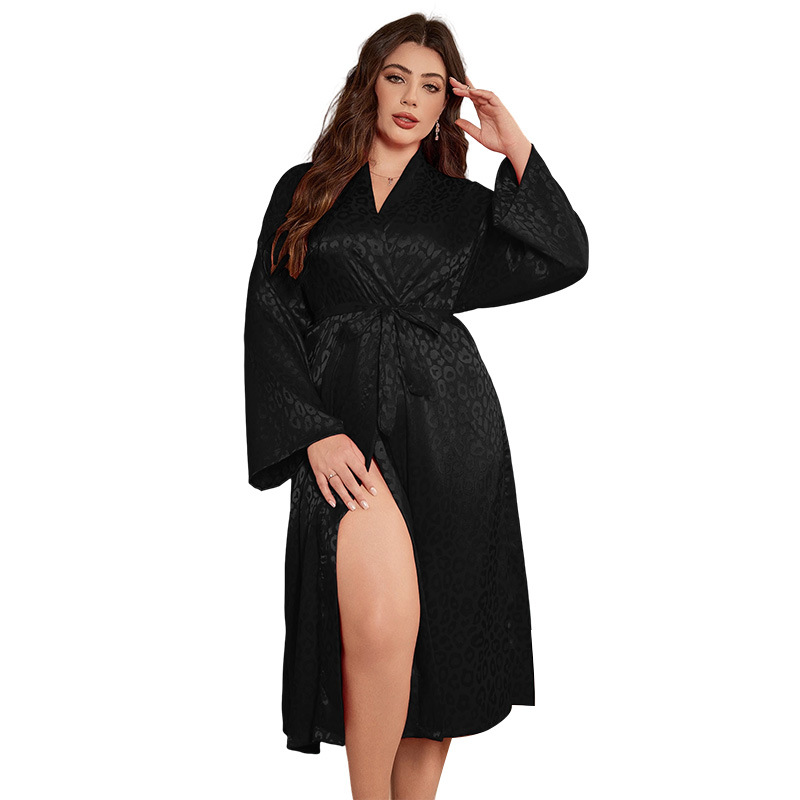 Plus Size Robe Pajama Women Sl - Robe Silk Women のレビューと価格