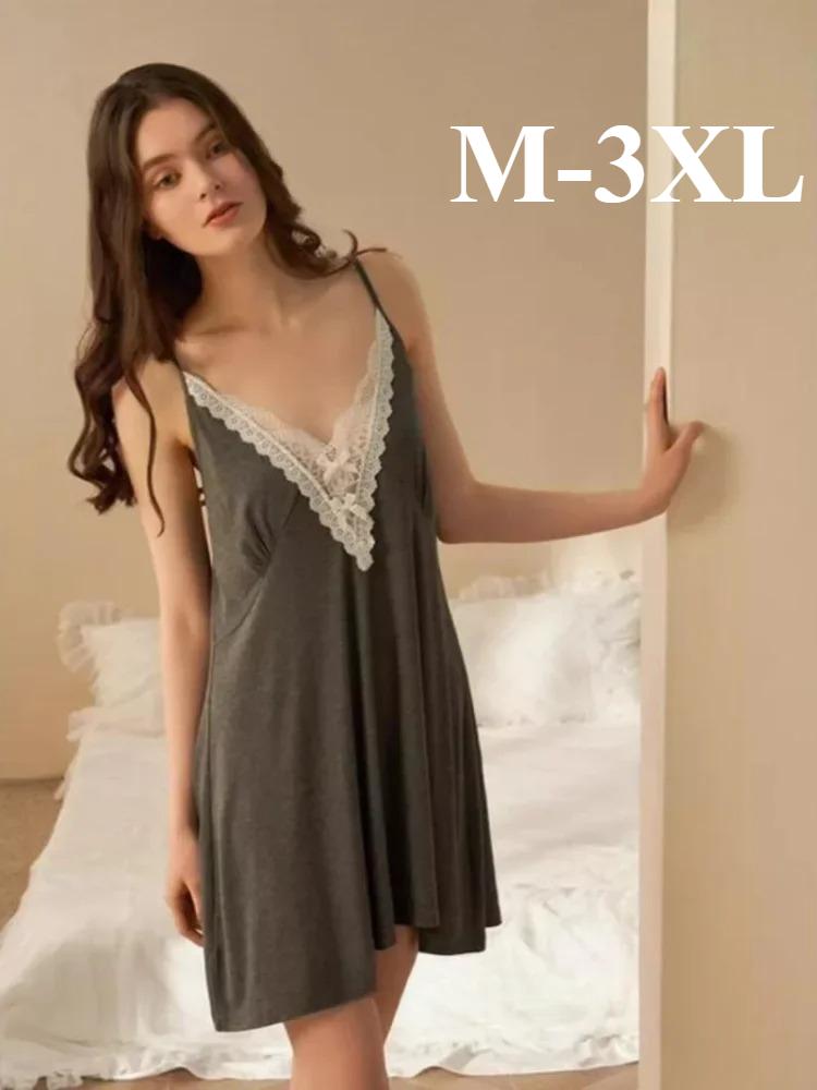 Large Size Sexy Suspender Nigh - Babydoll Chemise Night のレビューと価格