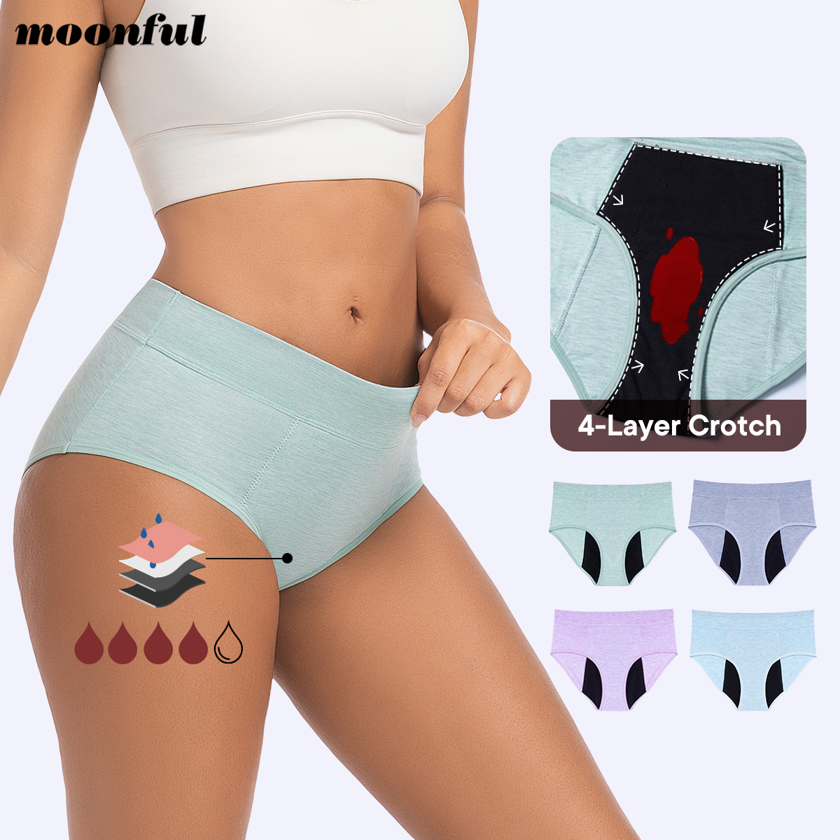 Menstrual Panties Woman Super  - Period Panty Absorbent のレビューと価格