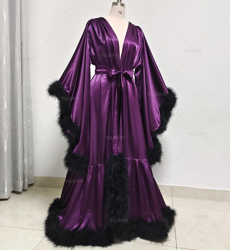 Customized Bathrobe for Women  - Robe Silk Women のレビューと価格