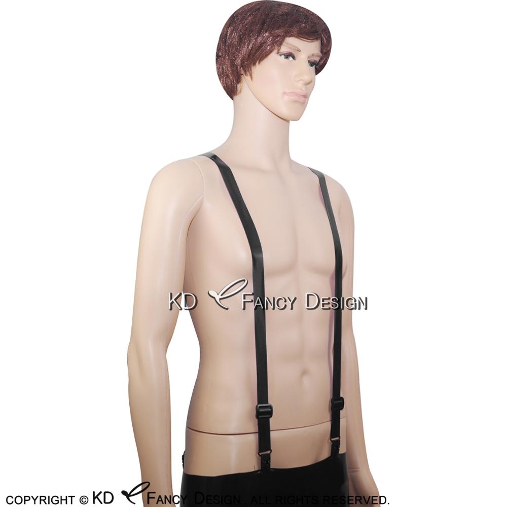 Black Sexy Rubber Latex Suspen - Garter Belt Set のレビューと価格