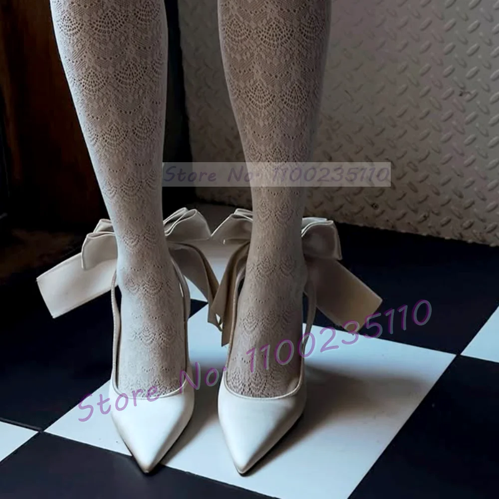 White Sleek Satin Pointed Toe  - Slip Dress Satin のレビューと価格