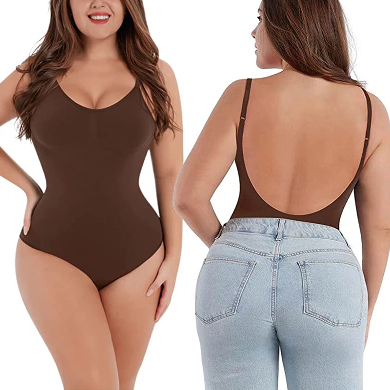 Seamless Backless Sculpting Bo - Shapewear Bodysuit Firm のレビューと価格