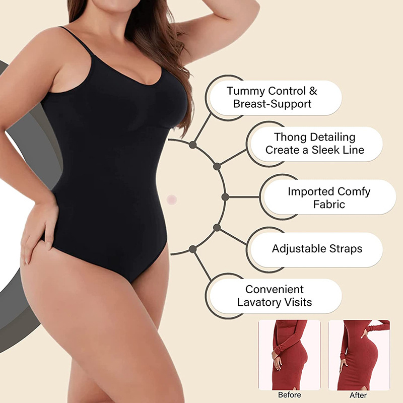 Seamless Backless Sculpting Bo - Shapewear Bodysuit Firm のレビューと価格