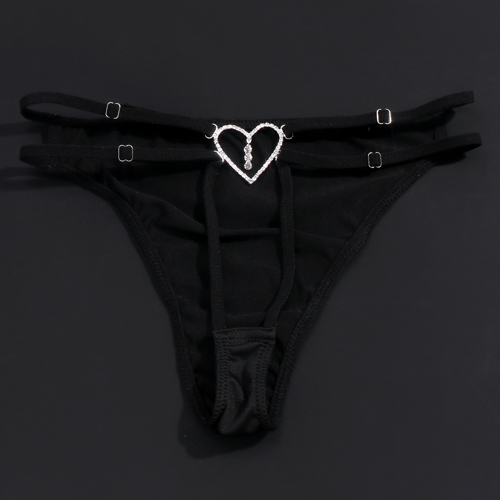 Heart Thong Swimsuit Panty Wom - Thong Bikini Women のレビューと価格