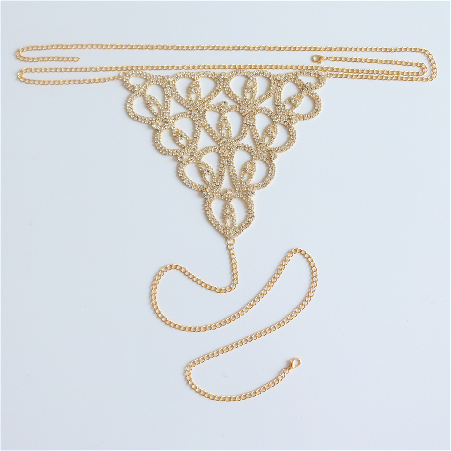 Sexy Body Chain Heart-shaped T - Thong Bikini Women のレビューと価格