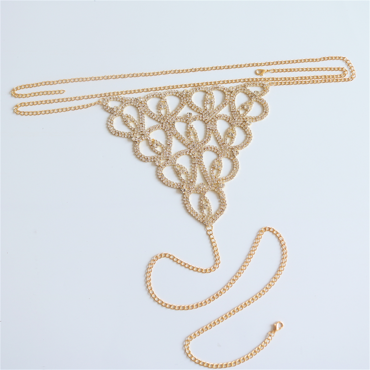 Sexy Body Chain Heart-shaped T - Thong Bikini Women のレビューと価格