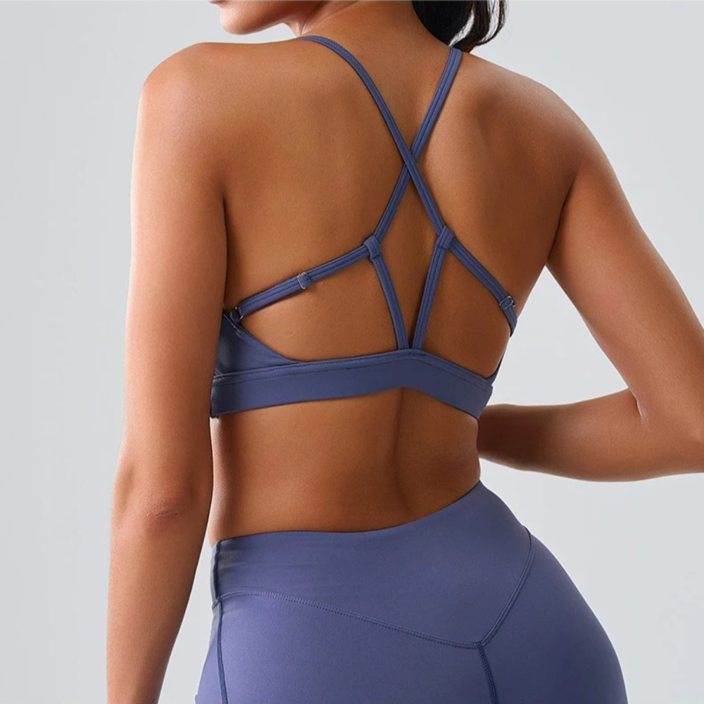 Women Impact Halter Sports Bra - Push Up Bra Padded のレビューと価格