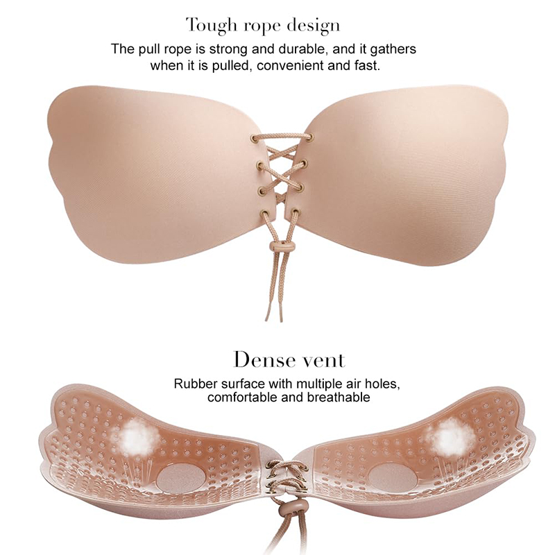 1/2 Pairs Women Summer Backles - Strapless Bra Backless のレビューと価格