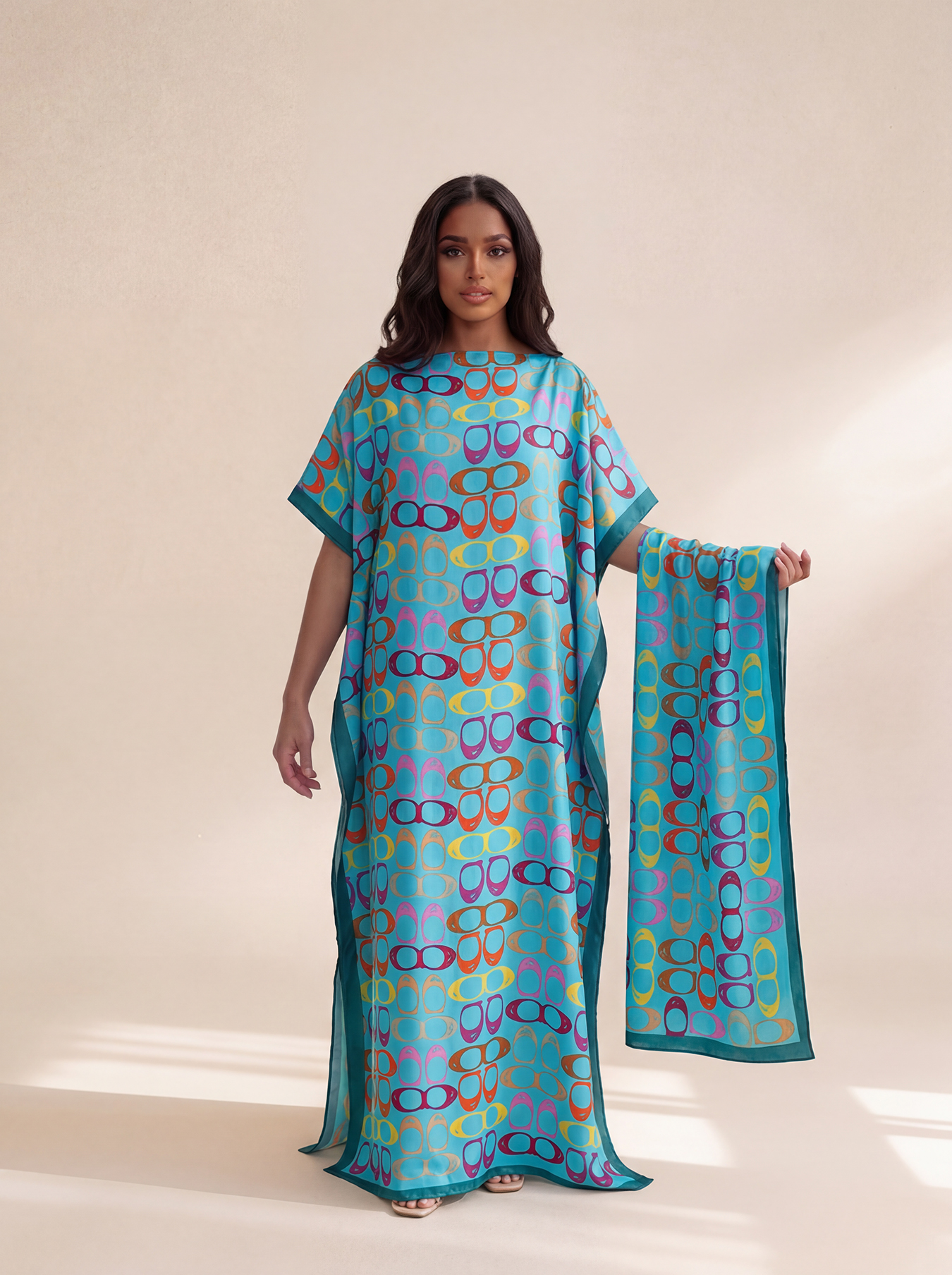 New Style Long Loose Silk Blen - Robe Silk Women のレビューと価格