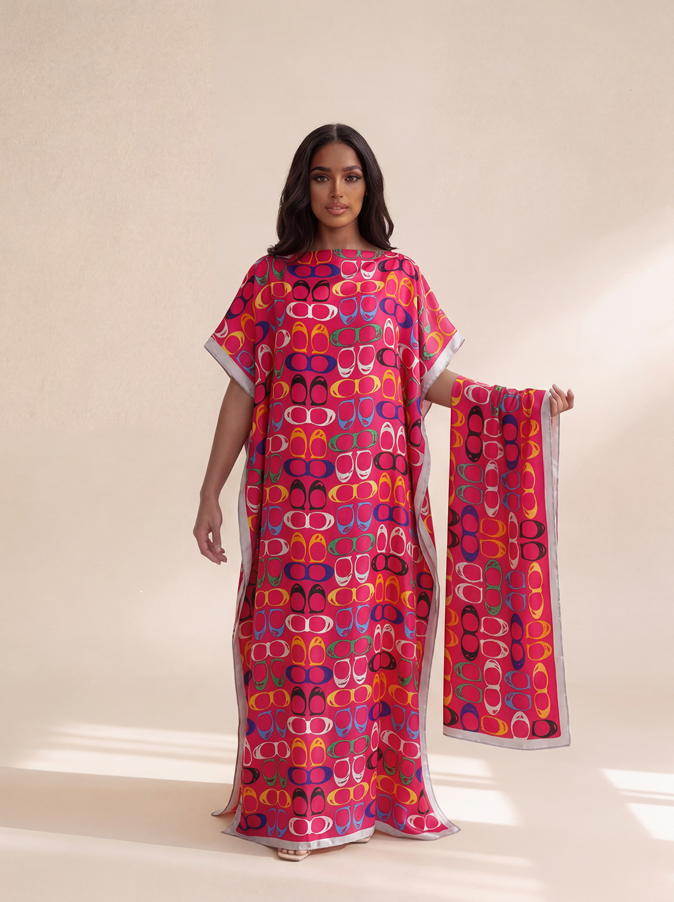 New Style Long Loose Silk Blen - Robe Silk Women のレビューと価格