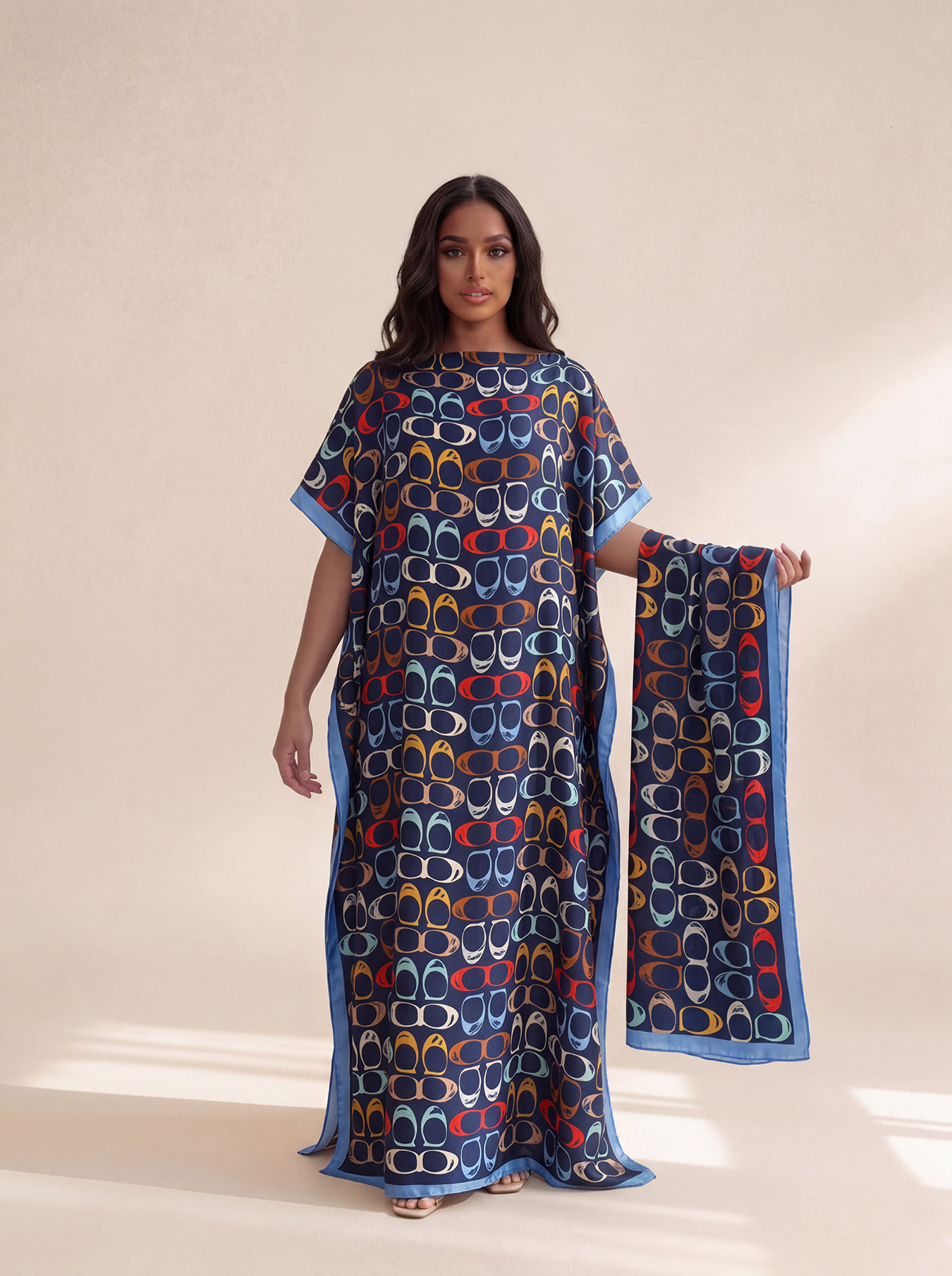 New Style Long Loose Silk Blen - Robe Silk Women のレビューと価格