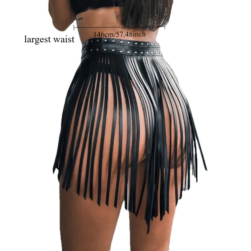 Women Gothic Bondage Skirt Bla - Garter Belt Set のレビューと価格
