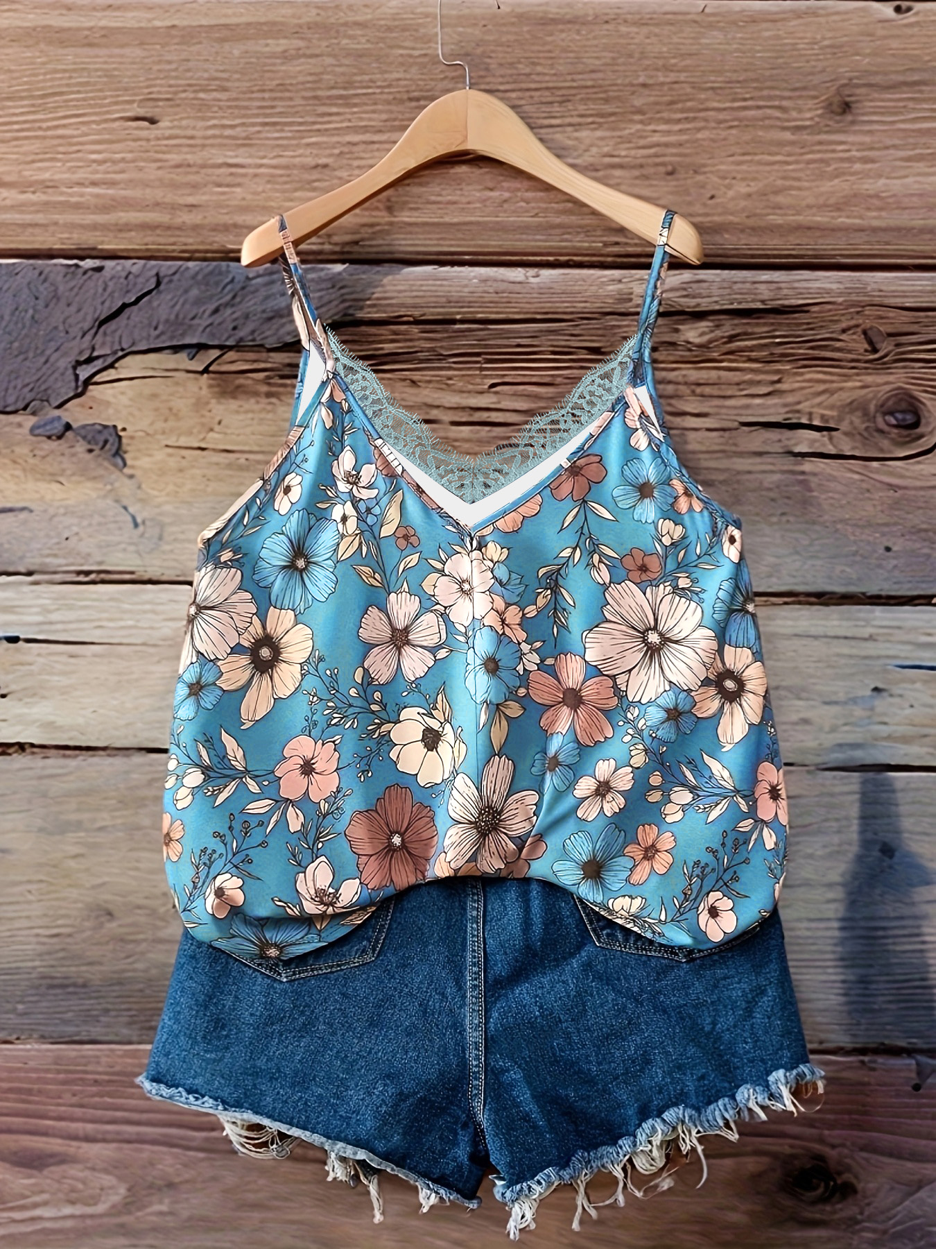 Summer fashion new plus size w - Cami Top Lace のレビューと価格