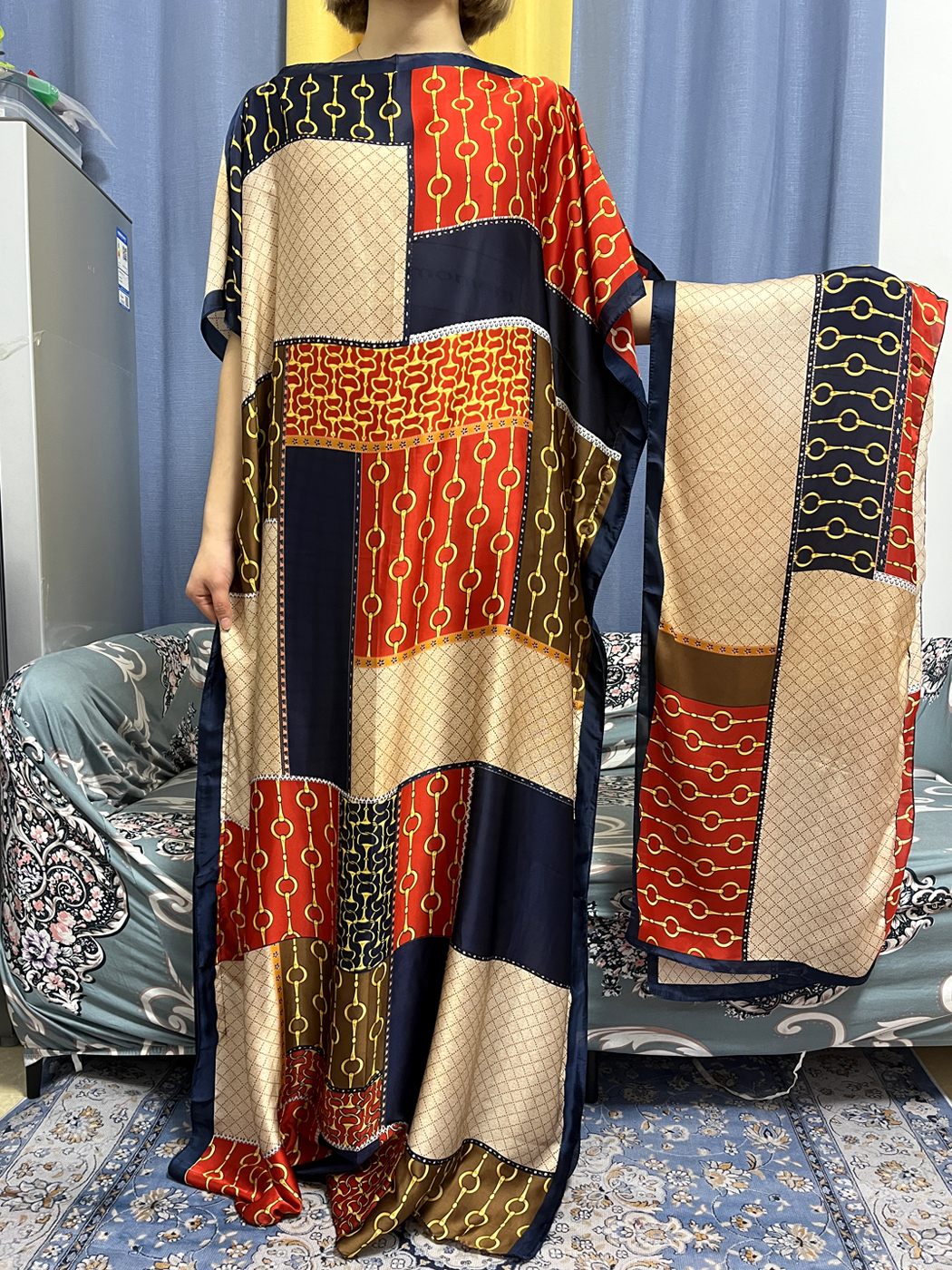 Abayas For Women Dubai Kaftan  - Robe Silk Women のレビューと価格