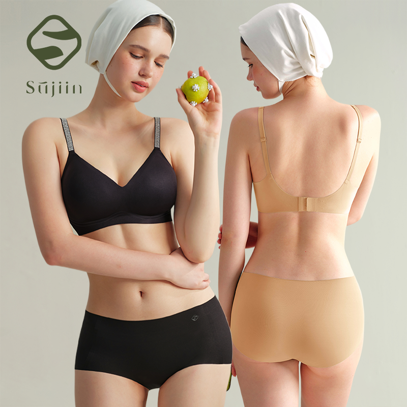 SUJIIN Women's Wireless Push U - Bralette Wireless Soft のレビューと価格