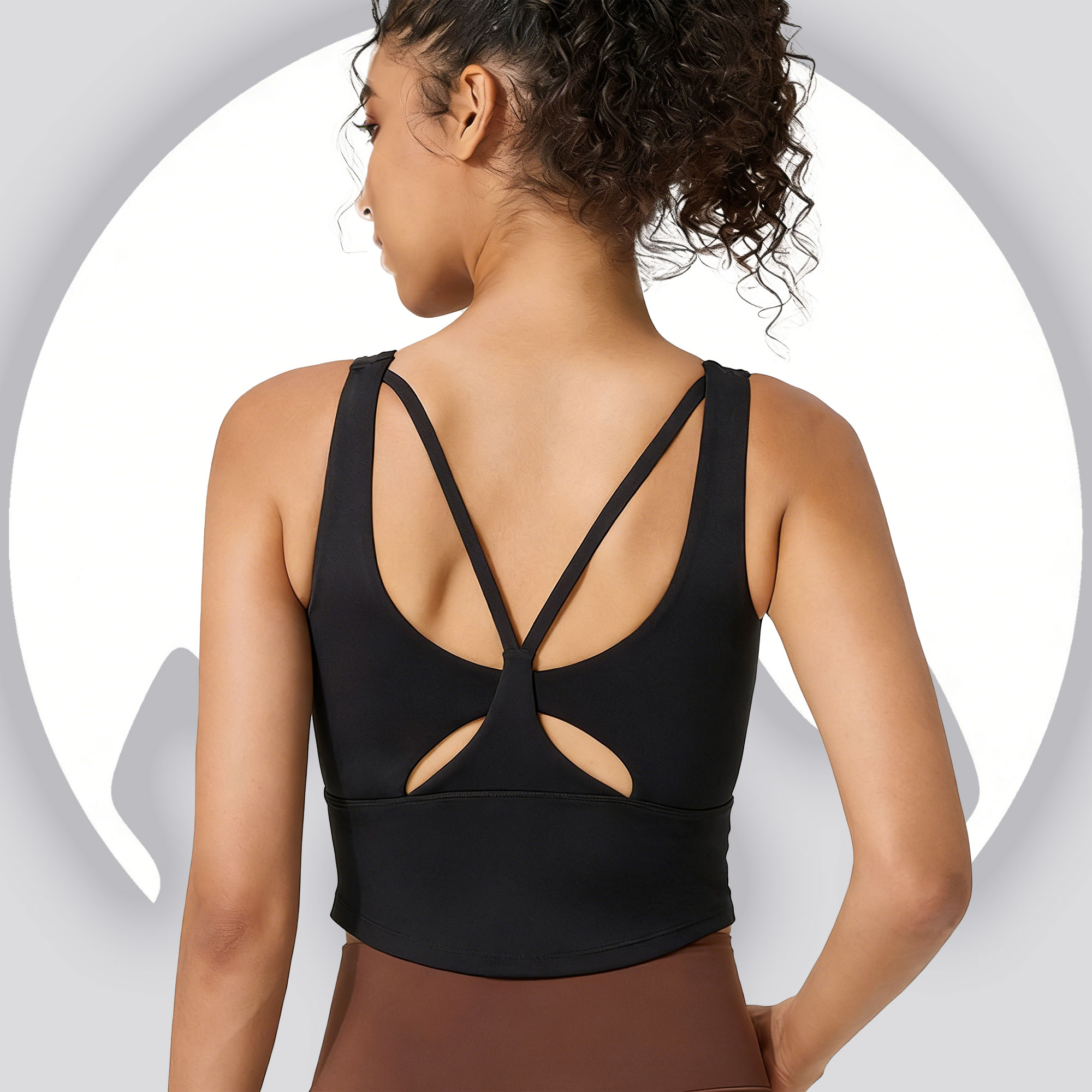 Women's Fixed Cup Yoga Sports  - Sports Bra High Impact のレビューと価格