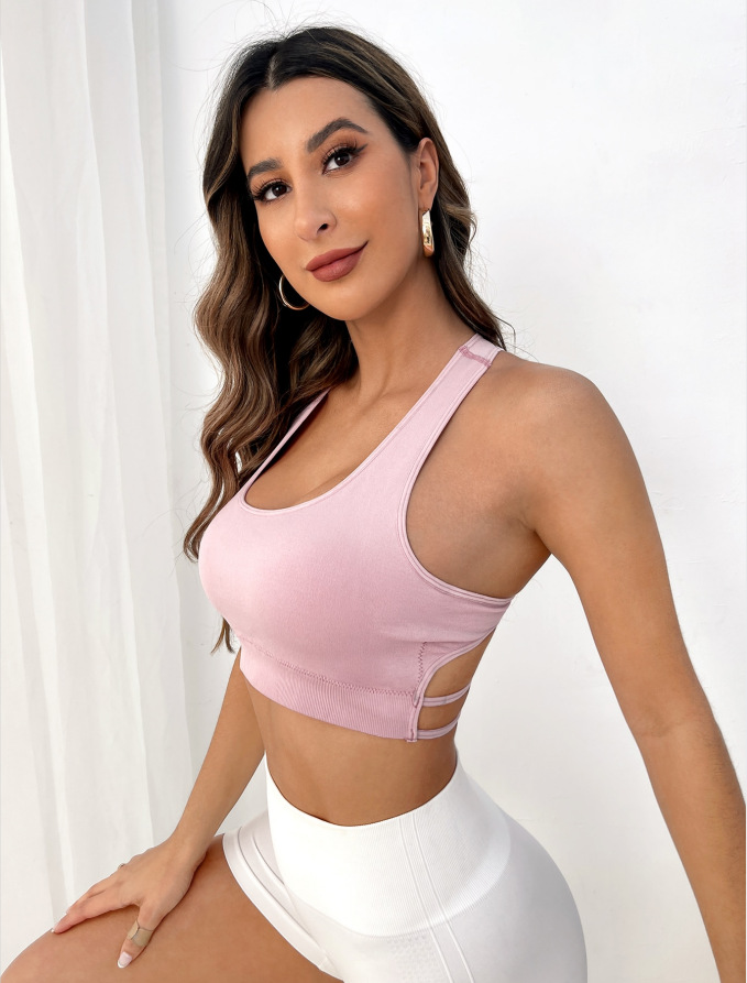 Breathable Sports Bra Fitness  - Push Up Bra Padded のレビューと価格