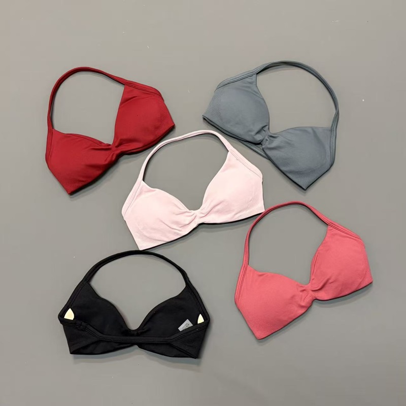 Women Halter Sports Bra V-Neck - Sports Bra High Impact のレビューと価格