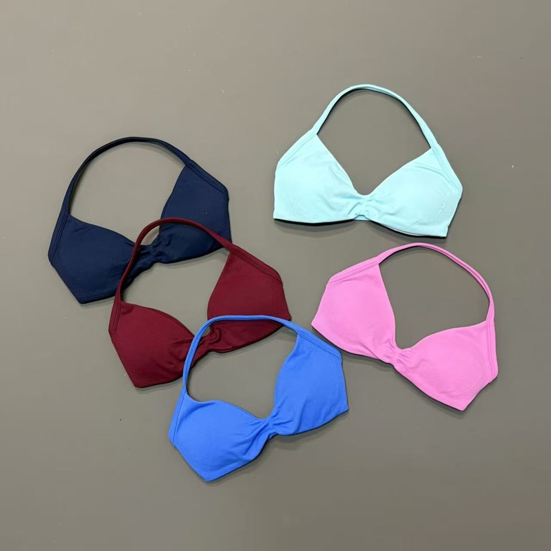 Women Halter Sports Bra V-Neck - Sports Bra High Impact のレビューと価格