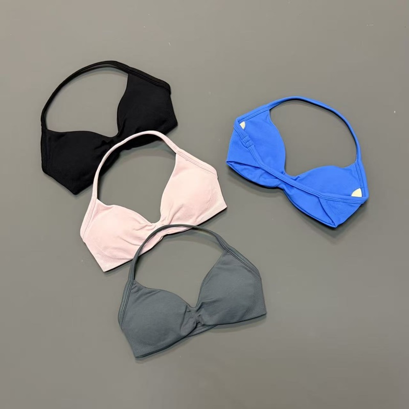 Women Halter Sports Bra V-Neck - Sports Bra High Impact のレビューと価格